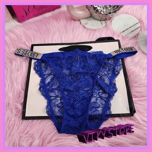 NWT 💖 Sparkling Rhinestones on Victoria's Secret Blue Bikini - Medium 💖 NWT